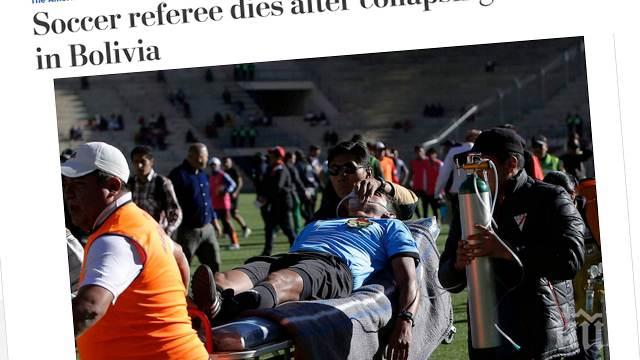 ШОК: Футболен съдия издъхна по време на мач