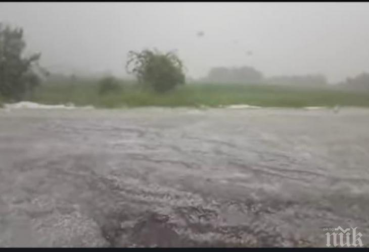 ШОКИРАЩО ВИДЕО: Градушка помля монтанско село, хората плачат като деца (СНИМКИ)