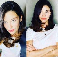 Диляна Попова си кръцна косата