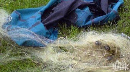 извадиха 400 метра бракониерски мрежи риба язовир ястребино