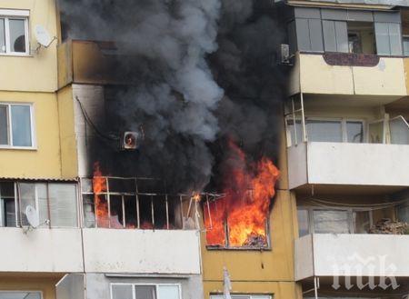 НА КОСЪМ ОТ ТРАГЕДИЯ: Забравен газов котлон запали апартамент в Бургас, обгазен е пенсионер