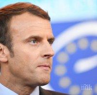 Партията на Макрон е втора на евровота във Франция