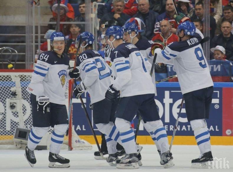 Отборът на Финландия е новият световен шампион по хокей на лед