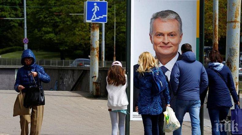 Икономистът Гитанас Науседа е новият президент на Литва