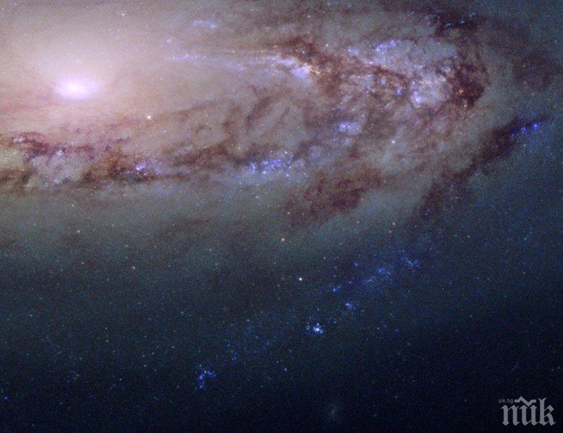 ЧУДО: Снимаха странна галактика, която се приближава към Млечния път