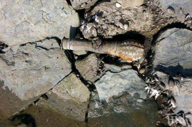 Голям страх в Кюстендилско: Намериха бойна граната в мазе, военните я унищожиха
