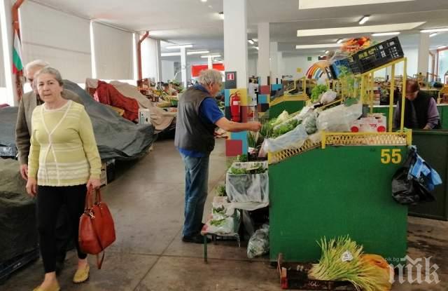 Пазарите в Пловдив опустяха
