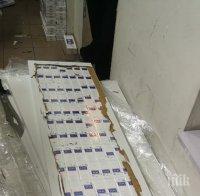 Митничарите заловиха 6630 кутии контрабандни цигари