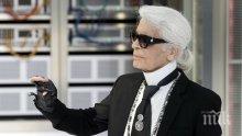 Почитат Лагерфелд на мъжката модна седмица в Париж