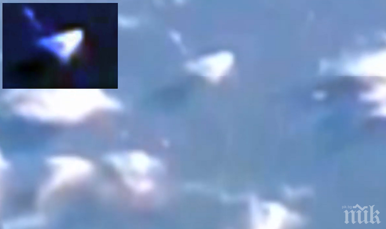 МИСТЕРИЯ: От Международната космическа станция снимаха триъгълно НЛО (ВИДЕО)