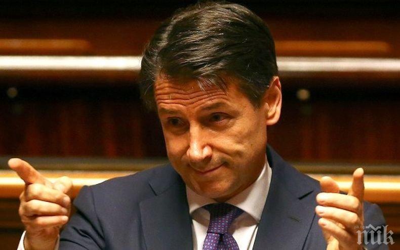 ИСКРИ: Италианския премиер скочи на Матео Салвини: Аз карам влака