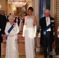 Пищно кралско посрещане за Доналд Тръмп във Великобритания (ВИДЕО/СНИМКИ)