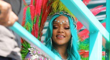 богатата певица риана взе остров наем