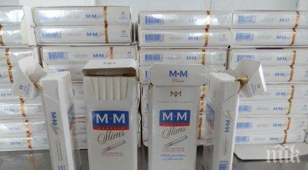 митничари спипаха близо 1400 кутии цигари тайник кола българска регистрация