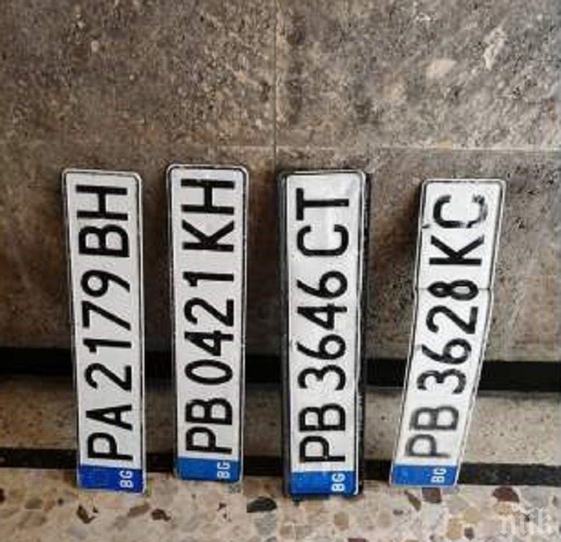 50 пловдивчани получиха обратно изгубените си в бурята регистрационни табели