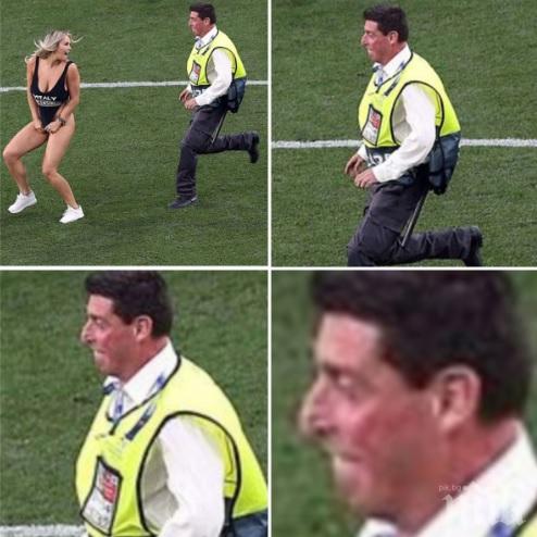 Полуголата фенка, която прекъсна финала на Шампионската лига, получи предложение за брак (СНИМКИ 18+)