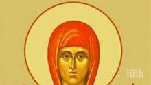 ПРАЗНИК: Почитаме света мъченица Валерия, черпят две красиви имена