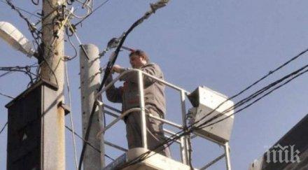 голяма авария остави половин бургас без ток