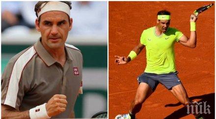 извънредно супер победа надал париж рафа ликува звездна битка федерер обновена