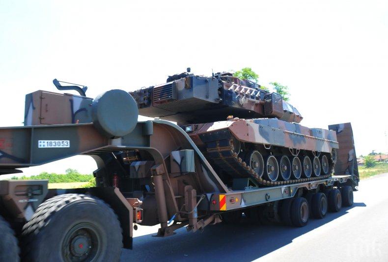 Военна техника на НАТО премина през България