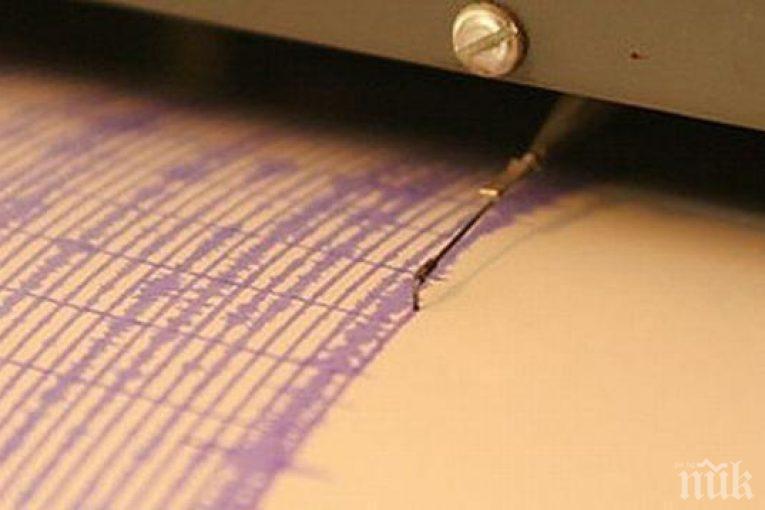 Земетресение с магнитуд 5.5 по Рихтер бе регистрирано в района на Командорските острови