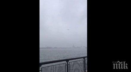 кметът йорк отхвърли възможността падането хеликоптера манхатън терористичен акт видео