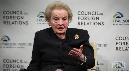 бил клинтън мадлин олбрайт заедно годишнината влизането силите нато косово