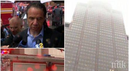 извънредно хеликоптер рухна покрива небостъргач манхатън живо