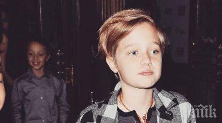 шок дъщерята анджелина джоли подготвя смяна пола