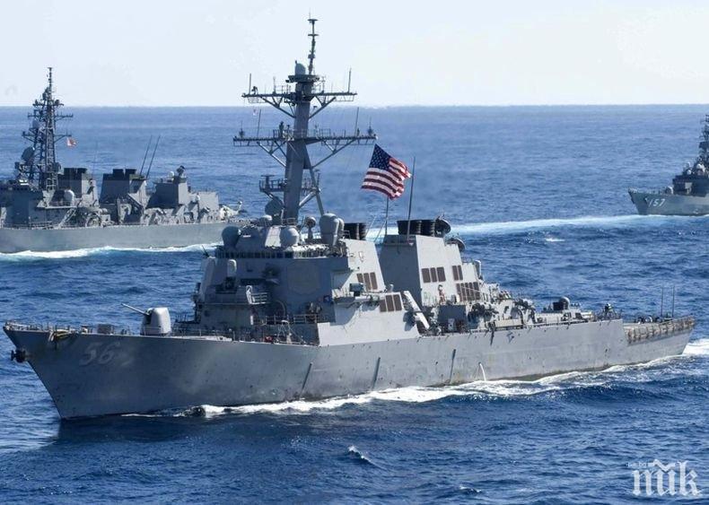 САЩ пращат ракетен разрушител в Оманския залив 