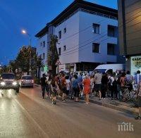 Гоце Делчев на протест! След акцията на ГДБОП градът остана без нет и телевизия