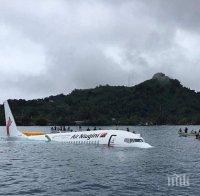 Потопиха самолет край Турция, ще е атракция за гмуркачи (ВИДЕО)