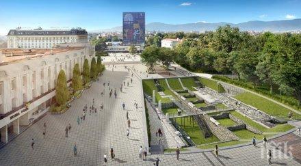 площадът пловдив остана две педи багери окупираха пощата