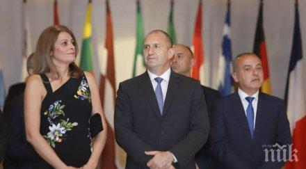 скандал президентът радев зарязан десислава куп визити първата дама покри остави сам официални събития