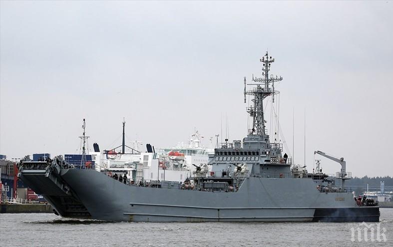 Кораб на полските ВМС аварира на натовски учения в Балтийско море (ВИДЕО) 