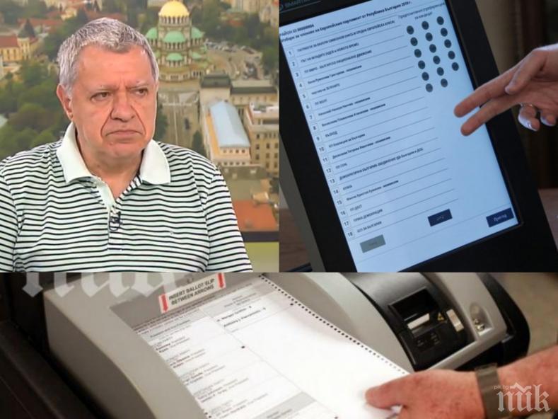 ГОРЕЩА ТЕМА: Проф. Михаил Константинов с тежки думи за машинното гласуване: Това ще бъде катастрофално