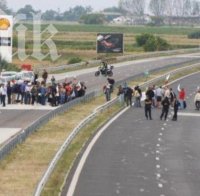 Протестиращ пловдивчанин два пъти се опита да излезе на автомагистрала 