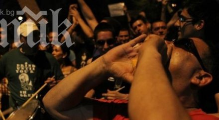 протестът мина покрай централите бсп дпс без инциденти