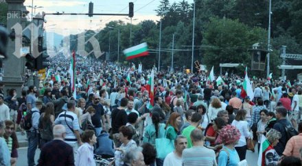 протестът отново чудовищен десетки хиляди цариградско шосе