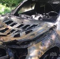Запалиха джипа на полицай от Сандански