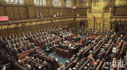 британски депутат налетя протестираща видео