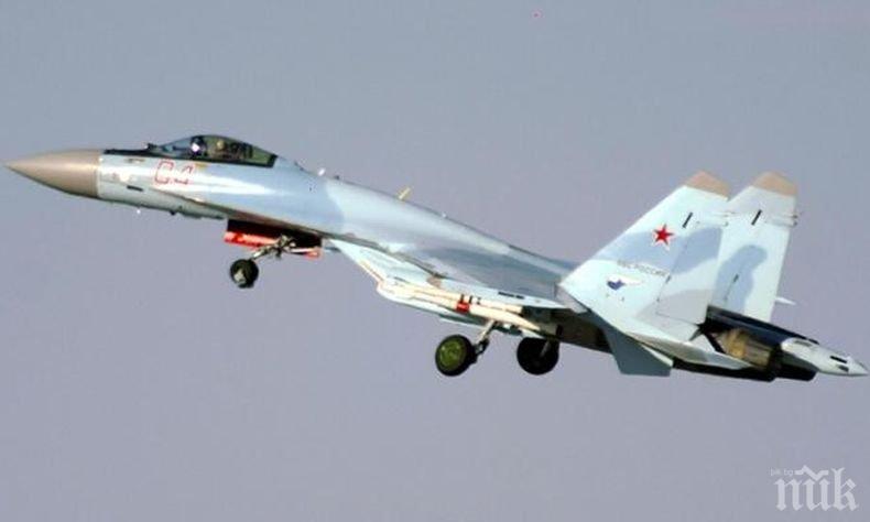 Модернизация: Превъоръжават авиополк в Крим с изтребители Су-35С