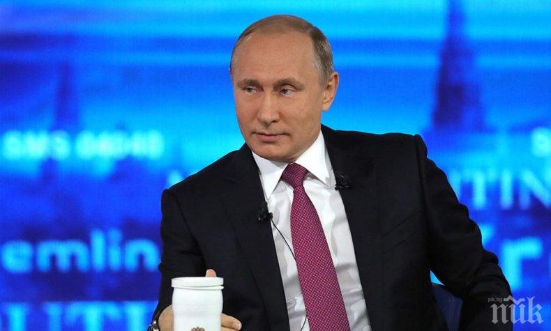 Повече от милион въпроси са зададени на Путин за „директната линия“