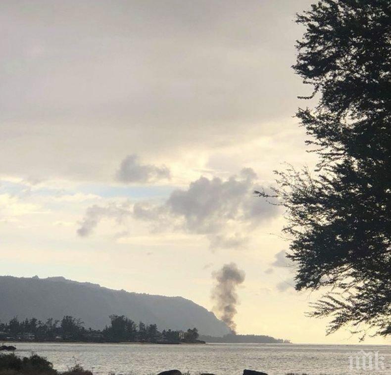 Девет загинали при самолетна катастрофа на Хаваите