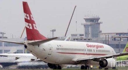 забрана русия спира полетите грузински самолети нейната територия