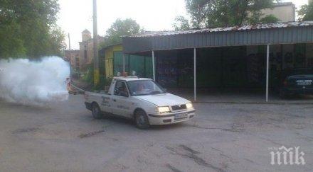 видин продължава обработката комари