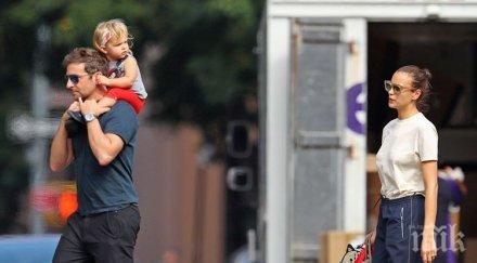 напрегнат развод брадли купър ирина шейк битка дъщеря