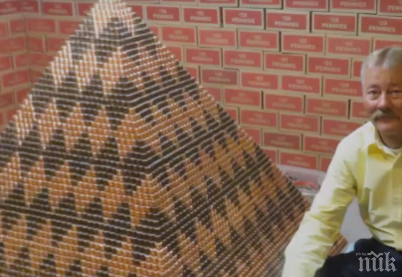 Американец изгради пирамида с над 1 милион пенита