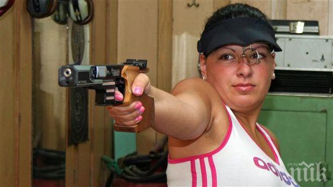 Бронз за Антоанета Бонева на въздушен пистолет на Европейските игри