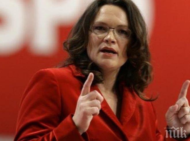 Германските социалдемократи обмислят пряк избор на лидер сред 440 000 членове на партията